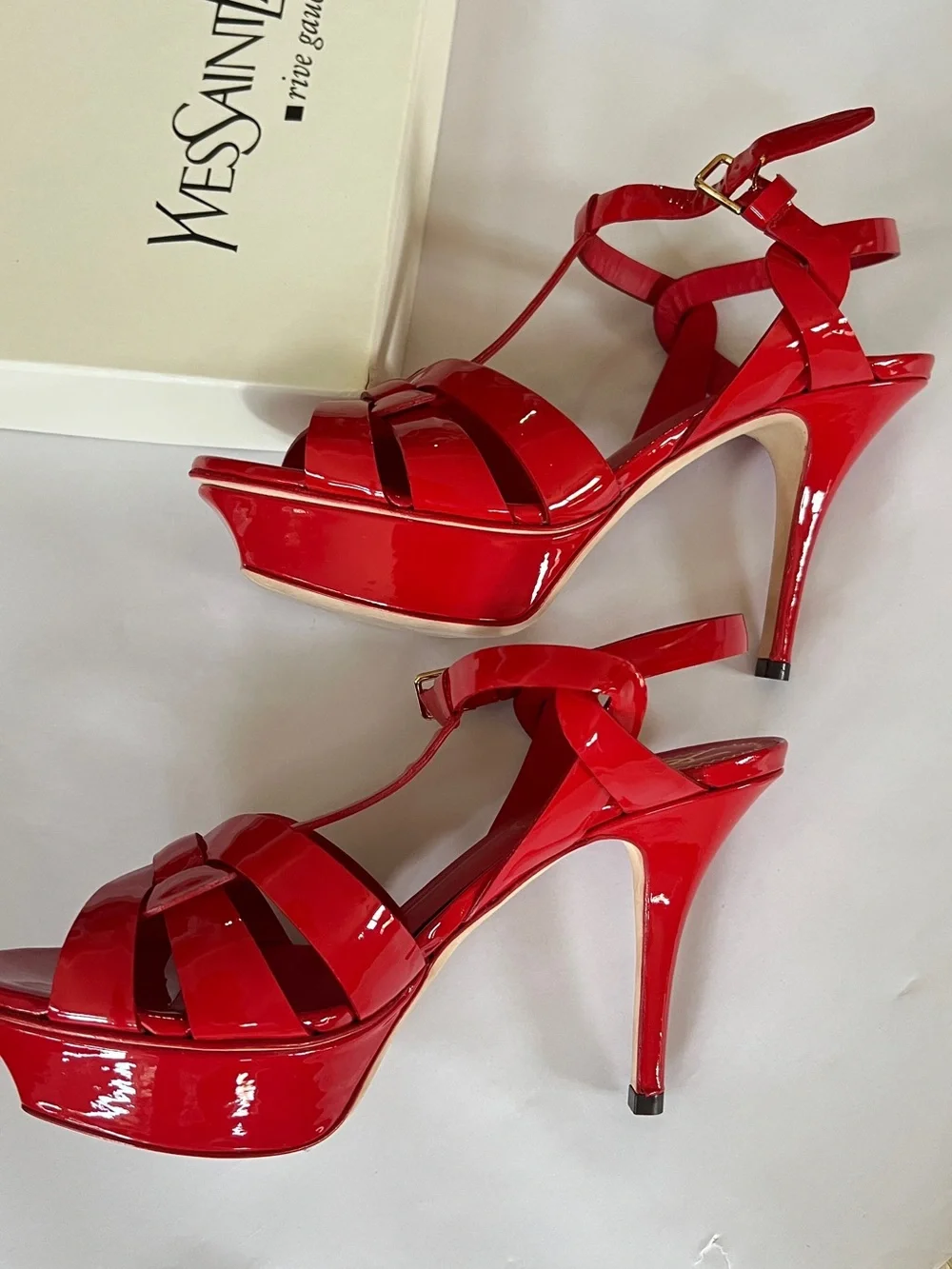 Saint Laurent tribute Platform Sandals